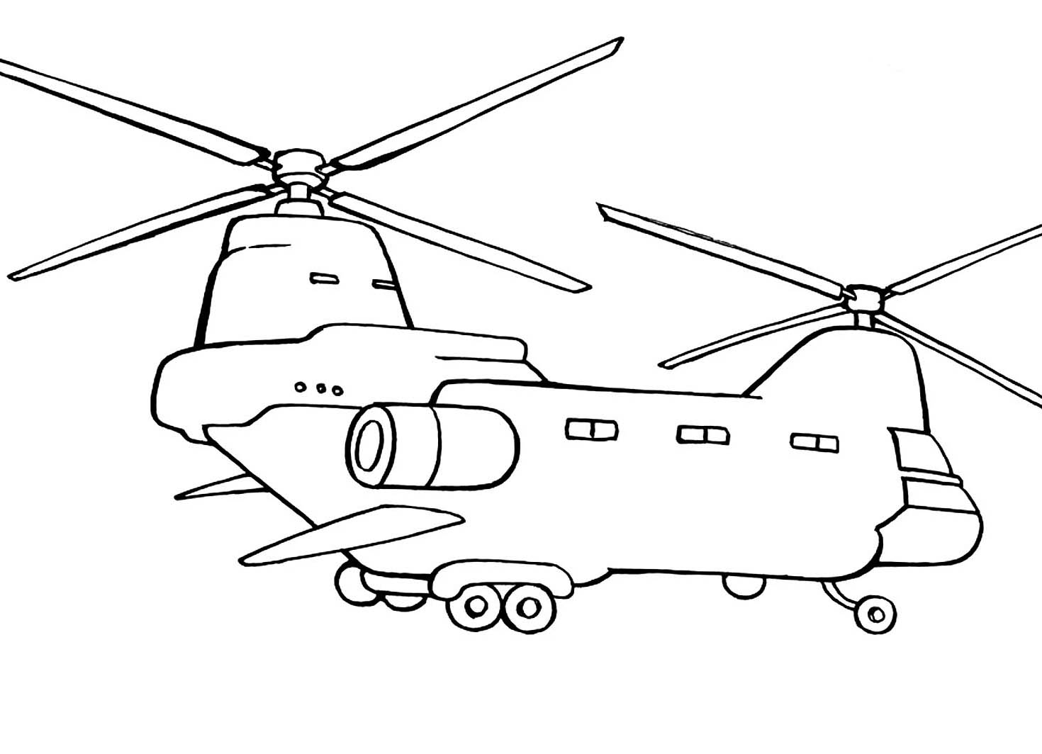 Вертолет картинки для раскраски