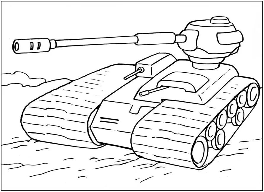 110 раскрасок с танками для распечатки