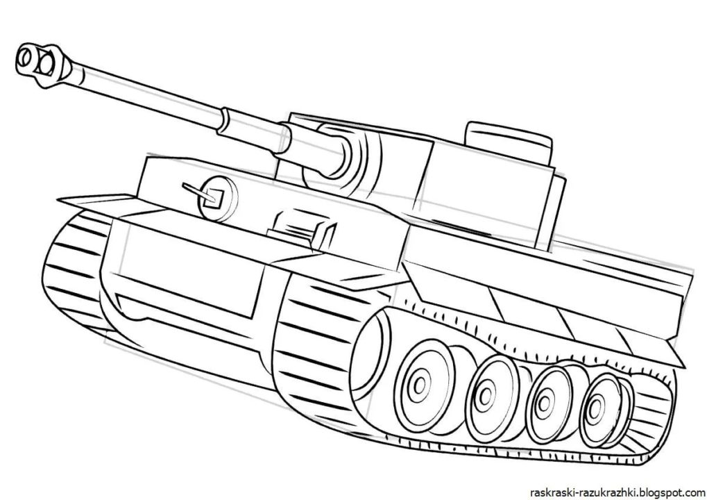 110 раскрасок с танками для распечатки